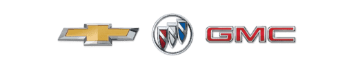 Logos of Chevrolet, Buick, and GMC, representing a trio of American automotive brands known for their vehicles, trucks, and SUVs.