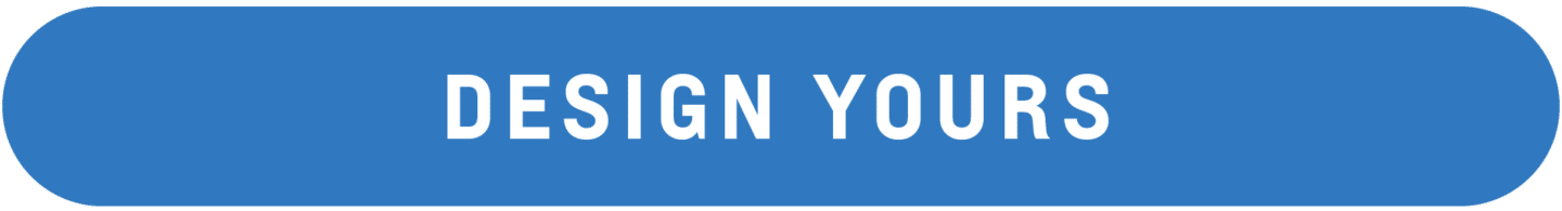 Text graphic featuring the phrase "Design Yours" in bold white letters on a blue background, promoting personalized design options.
