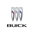 Buick logo with three shields and the brand name below.