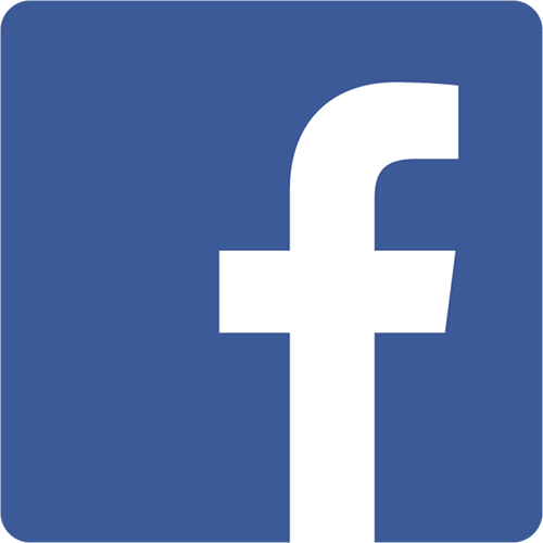 Facebook logo on a blue background, symbolizing social media connectivity and communication.